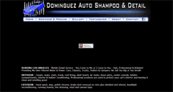 Desktop Screenshot of dominguezautoshampoo.com